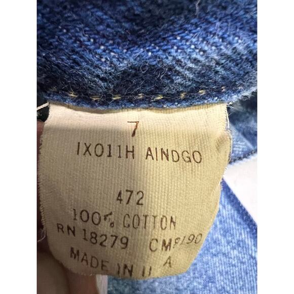 Vintage 90s Prezzia High Waisted Acid Wash Denim Mom Jeans‎ - Retro - 7 Juniors - Picture 7 of 10